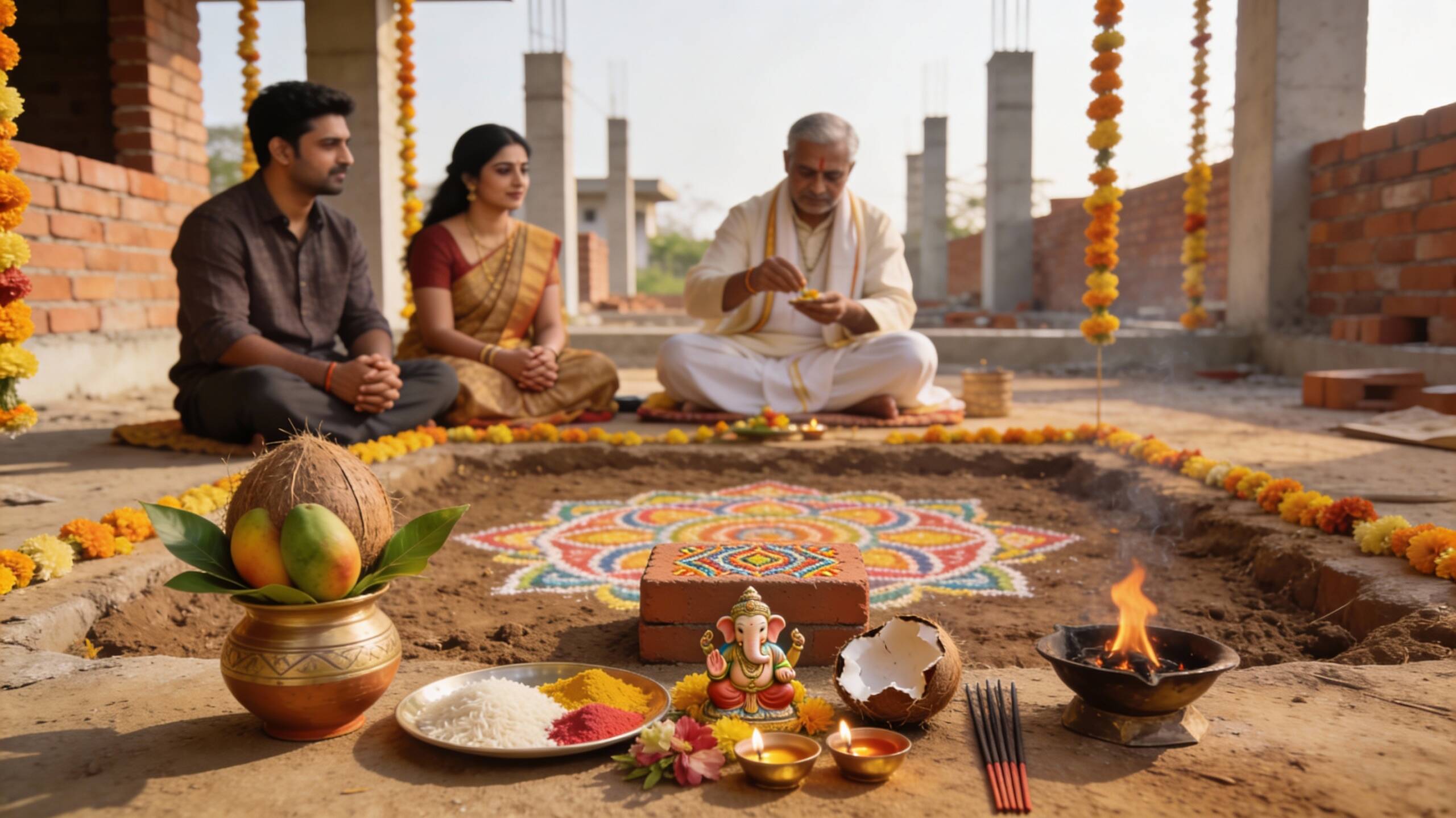 Bhumi Puja – Sacred Vedic Worship Before Construction and Agriculture
