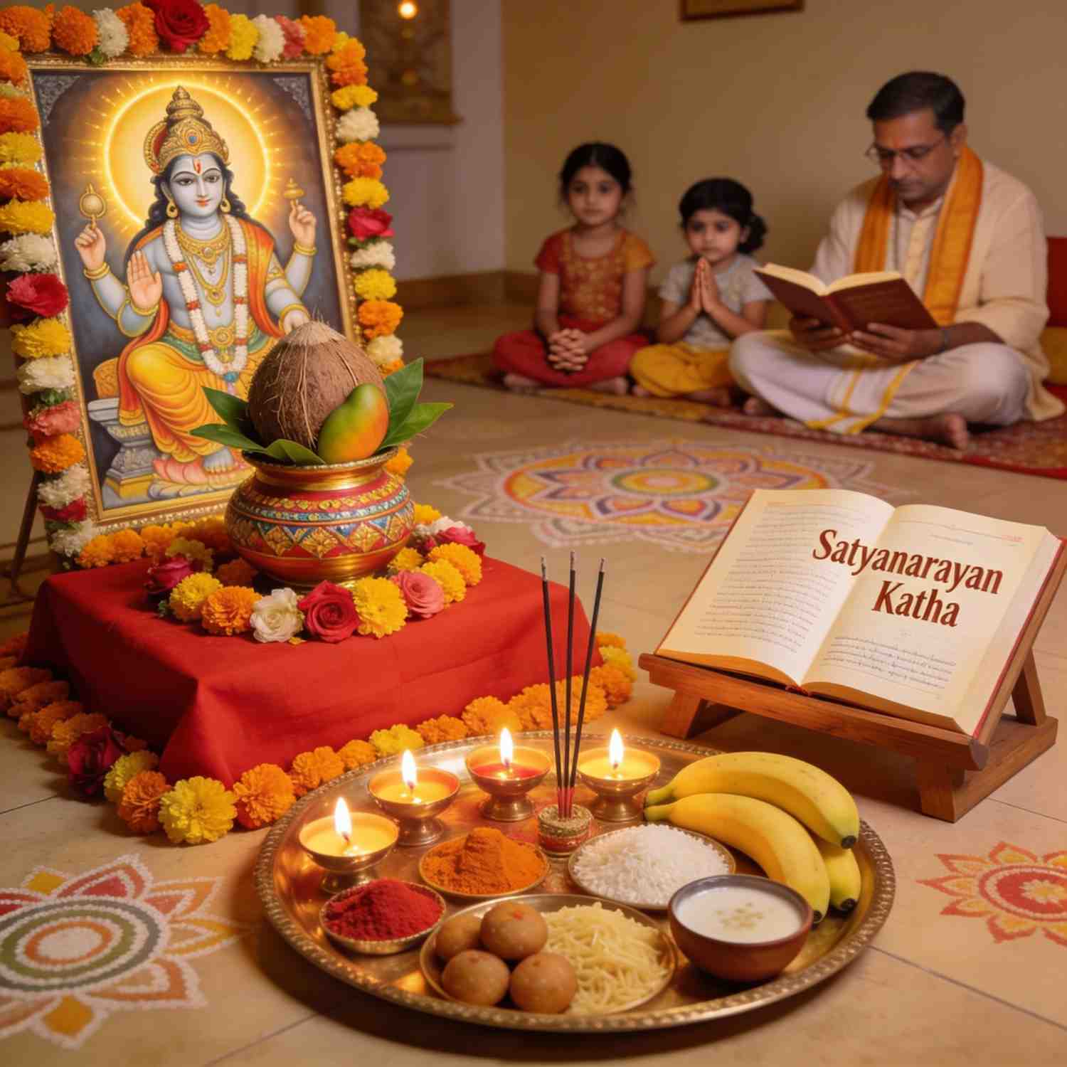 Satyanarayan Katha Puja – Sacred Worship of Lord Vishnu